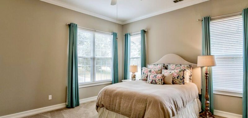 Bedroom with Serene Oasis and a Splash of Coastal Elegance