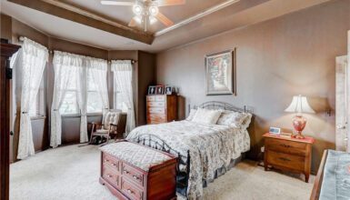 Master Bedroom with Vintage Appeal and Modern Comfort