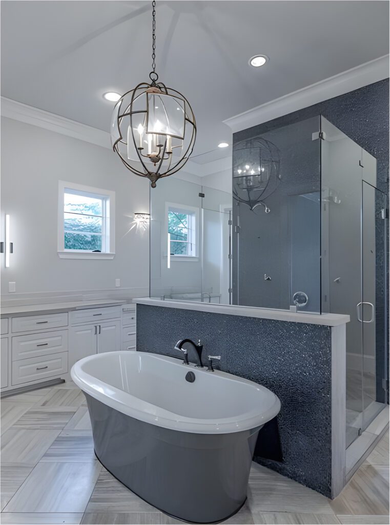 Contemporary Bathroom with a Touch of Elegance