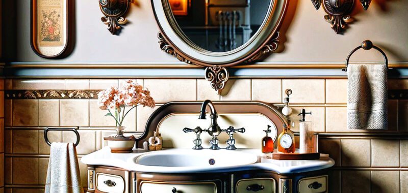 1940's Style Bathroom Vanity