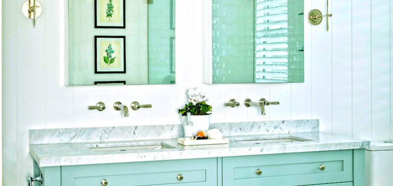 Seafoam Green Bathroom Vanity